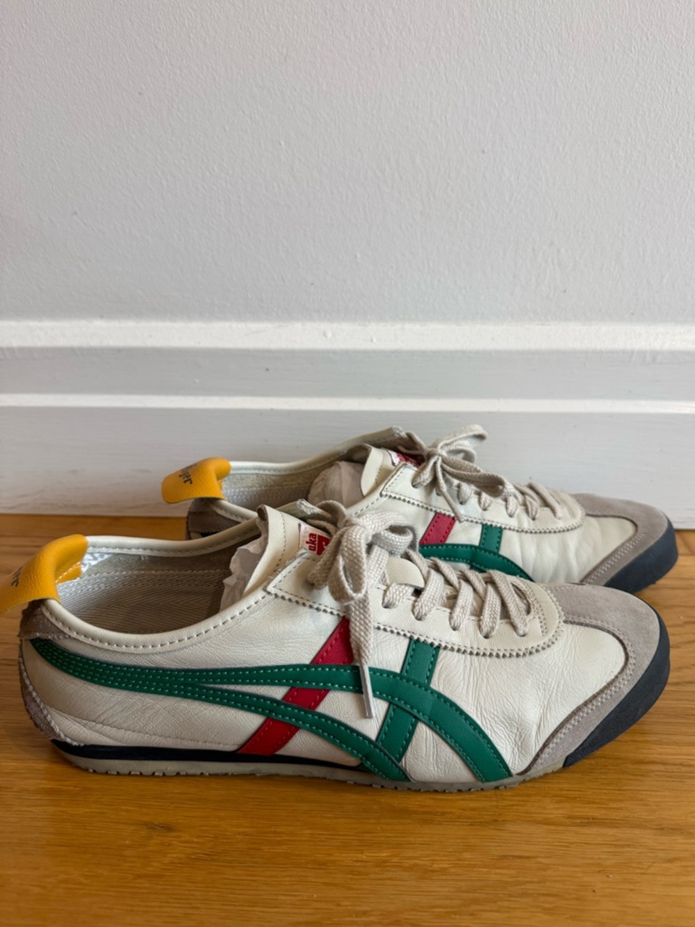 Men’s Size 9.5 Onitsuka Tiger Mexico 66 'Birch Green' 2023 - Gently Used - Picture 3 of 7